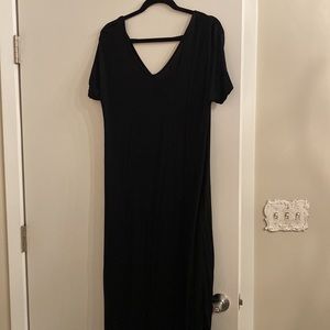 Amazon black maxi dress